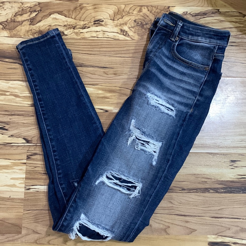 Buckle Black skinny jeans